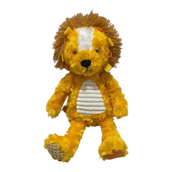 Make Believe Ideas Plush Lion Sensory Snuggables Rattle Stuffed Animal 12” - Picture 1 of 8